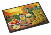 Carolines Treasures PRS4027JMAT Soave, Apple, Wine and Cheese Doormat 24x36