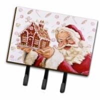 Carolines Treasures PJH3006TH68 6 x 2 x 9 in. Santa Claus A Home for the Holidays Leash or Ke
