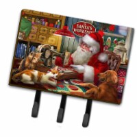 Carolines Treasures PTW2067TH68 6 x 2 x 9 in. Santas Workshop, Golden Retriever & Cats Leash