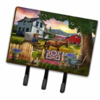Carolines Treasures PTW2071TH68 6 x 2 x 9 in. Headed Home for Dinner Farm Leash or Key Holder