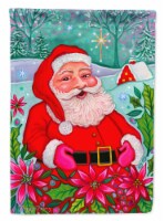 Carolines Treasures PPD3004CHF Santa Claus Ho Ho Ho House Flag