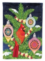 Carolines Treasures PRS4018CHF Cardinal's Christmas Dinner House Flag