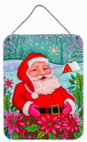 Carolines Treasures PPD3004DS1216 Santa Claus Ho Ho Ho Wall or Door Hanging Pri
