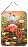Flamingos Everywhere Wall or Door Hanging Prints