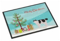 Carolines Treasures CK4641MAT Kurilian Bobtail #2 Cat Merry Christmas Doormat 1