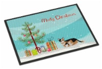 Carolines Treasures CK4656MAT Munchkin Cat Merry Christmas Doormat 18x27