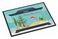 Carolines Treasures CK4511JMAT Comet Goldfish Merry Christmas Doormat 24x36