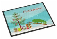 Carolines Treasures CK4540JMAT Chameleon Merry Christmas Doormat 24x36