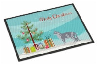 Carolines Treasures CK4563JMAT Australian Mist #2 Cat Merry Christmas Doormat 2