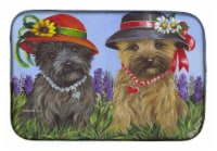 Carolines Treasures PPP3254DDM Cairn Terrier Sisters Dish Drying Mat