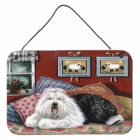 Old English Sheepdog Sweet Dreams Wall or Door Hanging Prints