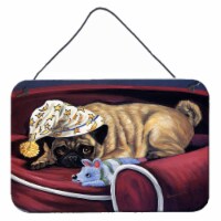 Carolines Treasures PPP3269DS812 Pug Goodnight Sweetheart Wall or Door Hanging