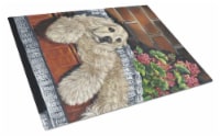 Cocker Spaniel Life is a Good Life Glass Cutting Board Large