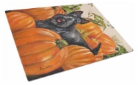 Carolines Treasures PPP3168LCB Scottish Terrier Scottie Pumpkins Glass Cutting