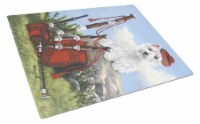 Carolines Treasures  PPP3222LCB Westie Piper Glass Cutting Board Large