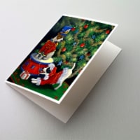 Jack Russell Christmas My Gift Greeting Cards and Envelopes Pack of 8
