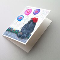 Carolines Treasures PPP3151GCA7P Poodle Totally Chic Greeting Cards and Envelop