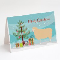 English Leicester Longwool Sheep Christmas Greeting Cards and Envelopes Pack of