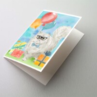 Persian Happy Birthday Greeting Cards and Envelopes Pack of 8