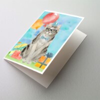 Ragamuffin Happy Birthday Greeting Cards and Envelopes Pack of 8