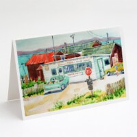 Tacoma Beer and Boiled Shrimp Market Greeting Cards and Envelopes Pack of 8