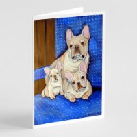 French Bulldog Momma's Love Greeting Cards and Envelopes Pack of 8