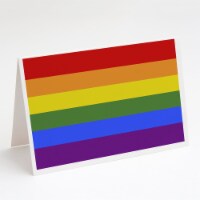 Carolines Treasures CK7992GCA7P Gay Pride Greeting Cards and Envelopes Pack of