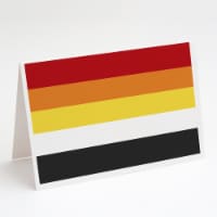 Carolines Treasures CK8004GCA7P Lithsexual Pride Greeting Cards and Envelopes P