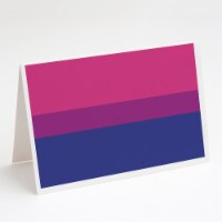 Carolines Treasures CK8011GCA7P Bisexual Pride Greeting Cards and Envelopes Pac