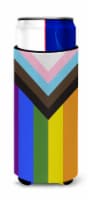 Carolines Treasures  CK8014MUK Gay Pride Progress Pride Ultra Hugger for slim ca