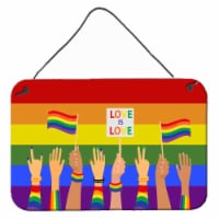 Carolines Treasures CK8016DS812 Gay Pride Parade Wall or Door Hanging Prints