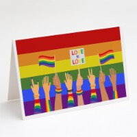 Carolines Treasures  CK8016GCA7P Greeting Cards and Envelopes Pack of 8