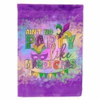 Carolines Treasures WDK4644CHF 40 x 28 in. Unisex Aint No Party Like Mardi Gras Canvas House