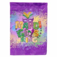Carolines Treasures WDK4656CHF 40 x 28 in. Unisex Mardi Gras King Canvas House Flag