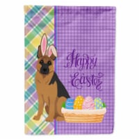 Carolines Treasures WDK5034GF 11.25 x 15.5 in. Black & Tan German Shepherd Easter Garden Flag