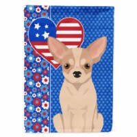 Carolines Treasures WDK5187CHF 40 x 28 in. Fawn & White Chihuahua USA American Canvas House F