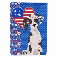 Carolines Treasures WDK5234CHF 40 x 28 in. Harlequin Great Dane USA American Canvas House Fla