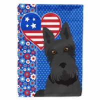 Carolines Treasures WDK5285CHF 40 x 28 in. Black Scottish Terrier USA American Canvas House F