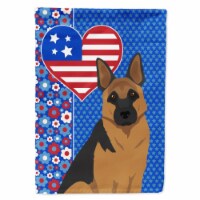 Carolines Treasures WDK5228GF 11.25 x 15.5 in. Black & Tan German Shepherd USA American Garde