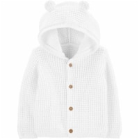 carter's® Size 12M Hooded Cardigan in Ivory