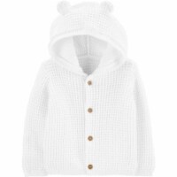 carter's® Size 6M Hooded Cardigan in Ivory Perspective: Main