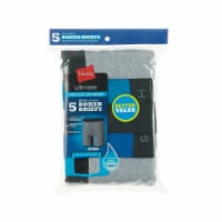 Hanes® Ultimate Boys' Dyed Long Leg Boxer Briefs - 5 Pack - Assorted Perspective: Main