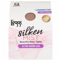 L'EGGS Ultra Sheer Run Resist Control Top Sheer Toe - Nude