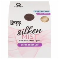 L'EGGS® Ultra Sheer Run Resist Control Top Sheer Toe - Coffee Perspective: Main