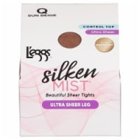 Leggs® Silken Mist® Ultra Sheer Run Resist Control Top Sheer Toe - Q Sun Beige Perspective: Main