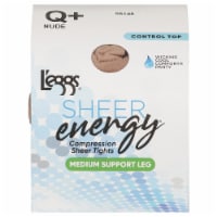 L'eggs Sheer Energy Medium Support Sheer Pantyhose - Nude, 1 ct - Gerbes  Super Markets