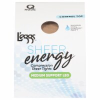 L'eggs® Sheer Energy Medium Support Sheer Pantyhose - Nude Perspective: Main