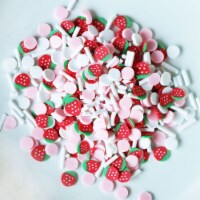 Dress My Craft Shaker Elements 8gms-Strawberry Confetti Mix