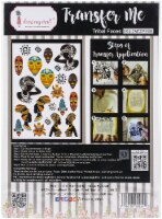 Dress My Craft Transfer Me Sheet A4-Tribal Faces
