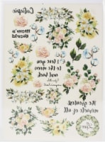 Dress My Craft Transfer Me Sheet A4-Mini Moo Flowers